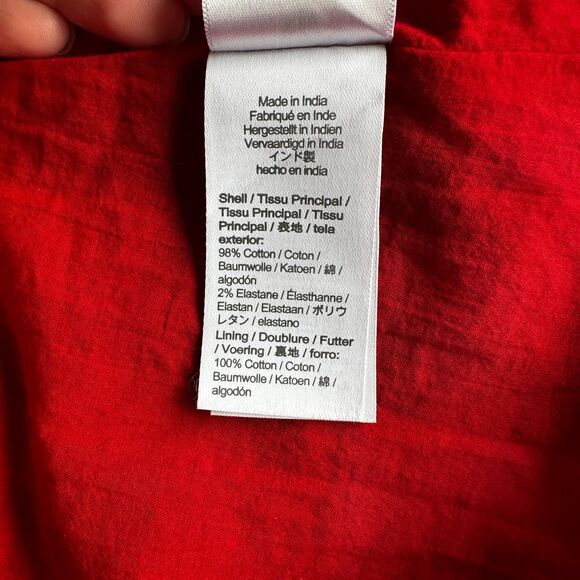 J.Crew Red Plaid Sleeveless Midi Dress – Size 8P - Picture 5 of 7